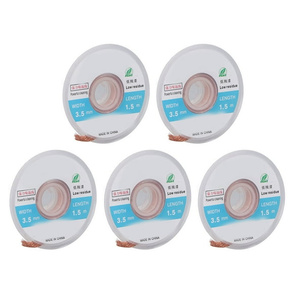 Solder Wick,5Pcs Solder Wick Braid Soldering Wick Solder Wick Remover Unmatched Quality
