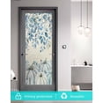 thumbnail image 5 of Window Privacy Film, Sky Blue Fall Sun Blocking Window Tint Film Heat Control One Way Blackout Window Film, Thanksgiving Eucalyptus White Pumpkins Retro Newspaper Non Adhesive Static Cling 23.6x59 In, 5 of 7