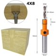 thumbnail image 5 of Juego de 5 brocas cónicas de acero de alta velocidad para avellanar y biselar madera, 5 of 5