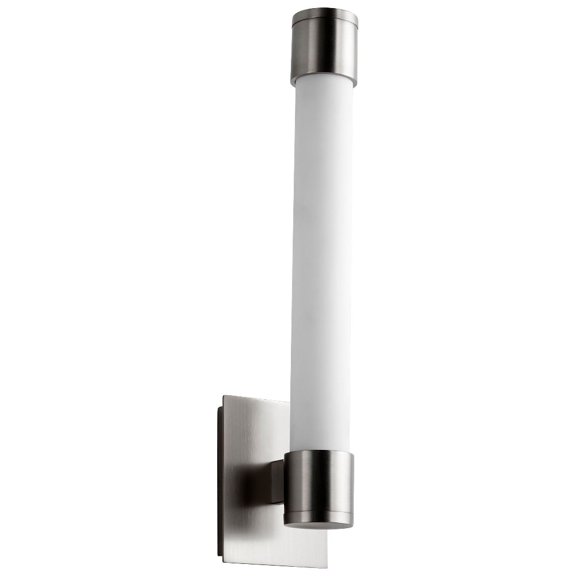 15.13 Inch 11.9W 1 Led Wall Sconce-Satin Nickel Finish Oxygen Lighting 3-556-24