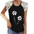 thumbnail image 1 of Cathalem Women Tank Tops Spaghetti Double Layer Crop Tank Top,Black XXL, 1 of 5
