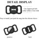 thumbnail image 4 of 1 funda protectora (negra) para collares Airtag de mascotas, accesorios para collares buscadores GPS Airtag para mascotas Sailing Electrónica, 4 of 5