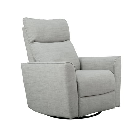 Karla Dubois Soho Comfort Upholstered Swivel Glider- (Best Chairs Sutton Swivel Glider Grey)