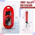 thumbnail image 3 of Key Fob Cover Compatible with Fit for Buick Envista Enclave Encore GX Verano Regal Lacrosse Keychain Case Holder Protector,Red, 3 of 6