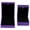 Purple, variant on LED Jewelry Box, Velvet Ring Box & Pendant Necklace Display Gift Case for Engagement Wedding Proposal, 2.4x2.3x2.0 inches / 6.2x5.9x5.0 cm, Luxury Soft Plush Purple Storage Present Organizer