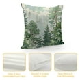 thumbnail image 4 of Leisuo Christmas Pillow Covers Rustic Pine Tree Forest Green Christmas Decorations Farmhouse Christmas Lumbar Pillows Decorative Throw Pillows Cases Winter Wonderland Holiday Decor for Couch, 4 of 5