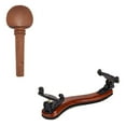 thumbnail image 2 of 4Pcs 4/4 Size Violin Fiddle Tuning Peg Set with Violin Shoulder Rest,1 x Violin Shoulder Rest 4 x Pegs, 2 of 8