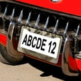 thumbnail image 5 of License Plate Frames A Cute Sloth Playing The Guitar License Plate Cover Front Plates Frames Car Tag Frame 2 Pieces Sloth Animal Aluminum Metal License Plate Cover Fits All Car, 5 of 6