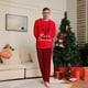 thumbnail image 4 of 2024 Europa y Estados Unidos Navidad ropa para padres e hijos estampado de letras ropa casual para el hogar Amazon nueva Navidad, 4 of 4