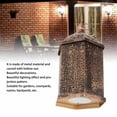 thumbnail image 4 of Outdoor Lantern, Iron  Workmanship Free Placing Lantern Ornament Retro Style Present  for Patio, 4 of 8