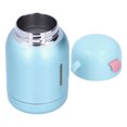 thumbnail image 1 of Taza de agua de silicona portátil para bebés, minibotella de acero inoxidable para niños, para el hogar, la escuela, verde, 1 of 10