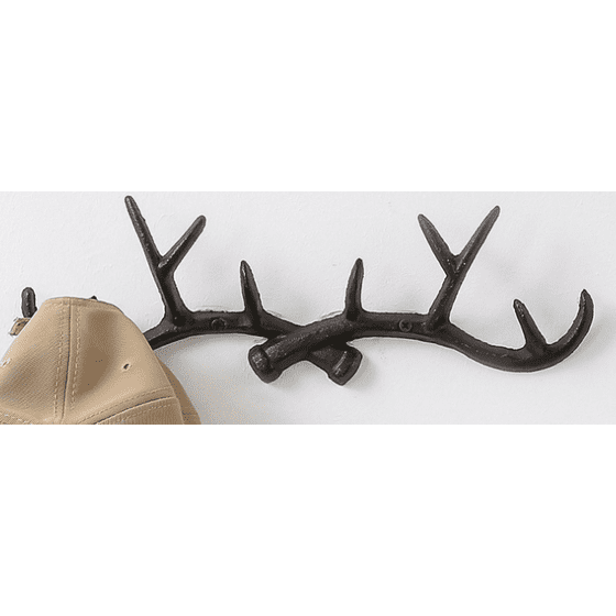 Vintage Cast Deer Antlers Wall Hooks 10 Coat Rack Decorative For Hanging Hat Scarf Bag Key Clothes Bathroom Kitchen Towel Holder