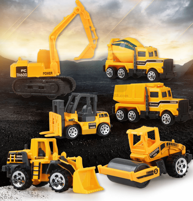 model construction vehicles