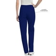 thumbnail image 3 of Landau Essentials Relaxed Fit 2-Pocket Elastic Scrub Pants for Women 8327, 3 of 6