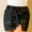 Black, variant on Nmnitkp Leather Skirt High Quality Fabric Women's Black Leather Skirts High Waisted High Side Slit Bodycon Mini Skirts(Send the Belt)