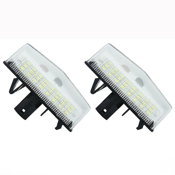 LED License Plate Light Tag Lamp Assembly Replacement For 2004-2018 Toyota, 2001-2013 Lexus, 2005-2015 Scion tC ,DC12V 6000K White, Pack of 2