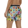 thumbnail image 3 of Rocae Cute Dogs Collage for Stretch Moisture-Wicking Underwear,Men's Underwear Boxer Briefs Small, 3 of 9