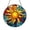 Stained Glass 9.84 Inch, variant on Sun Stained Glass Style Suncatcher, Bright Sunshine Window Hanging for Celestial and Summer Inspired Home Decor