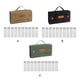 thumbnail image 4 of Yuarrent Bolsa de especias de lona para barbacoa, Kit de herramientas para condimentar de 9 piezas para acampar, barbacoa, especias portátiles Kits de desorden para acampar Ejercito verde, 4 of 6