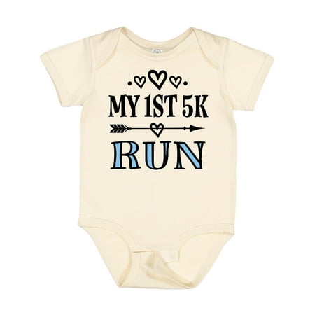 

Inktastic 1st 5K Race Running Fitness Gift Baby Girl Bodysuit