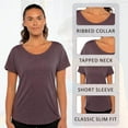 thumbnail image 6 of Women’s Triblend Dolman Bulk T-Shirt, 50/25/25 Polyester/Ring Spun Cotton/Rayon, Assorted Short Sleeve Crewneck Tees (Bright Color 6 Pack, XS), 6 of 7