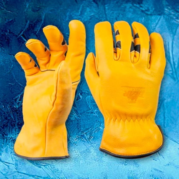 Bear Knuckles Thin Fleece-Insulated Water Resistant Cowhide Driver Gloves N/A M