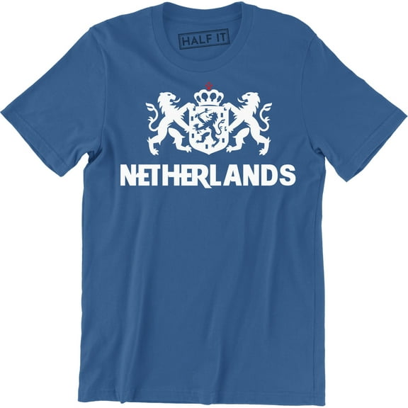 Netherlands Dutch Amsterdam Coat Of Arms Country National Flag Men's Tee Shirt
