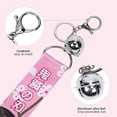 thumbnail image 3 of Anime Keychain Set - Kimetsu no Yaiba Ribbon Keychain with Wind bell, Pendant Hanging Ornament Gift Set, 3 of 5