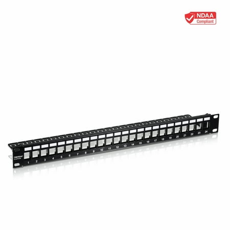UPC: 0710931401516 | TRENDnet TC-KP24  24-Port Blank Keystone 1U Patch Panel