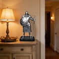 thumbnail image 5 of Seyotauo Resin Soldier Figurine Ornament Vintage Silver Statue Decor for Home Office Desk Shelf Living Room Bedroom Hotel Decorations,Small Knick Knacks for Home Decor Shelve, 5 of 6