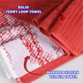 thumbnail image 3 of Superior Cotton 10 Piece Assorted Solid and Marble Towel Set, Terra Cotta, 3 of 8