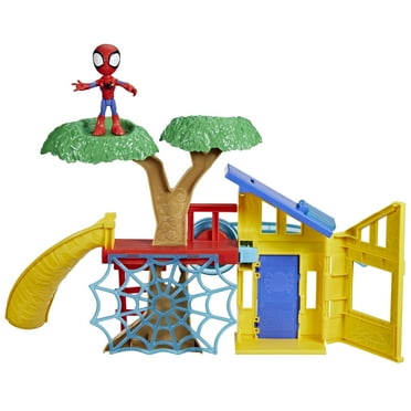 Marvel Spidey and His Amazing Friends Spidey Playground Playset, 4" Spidey Figure, Ages 3 