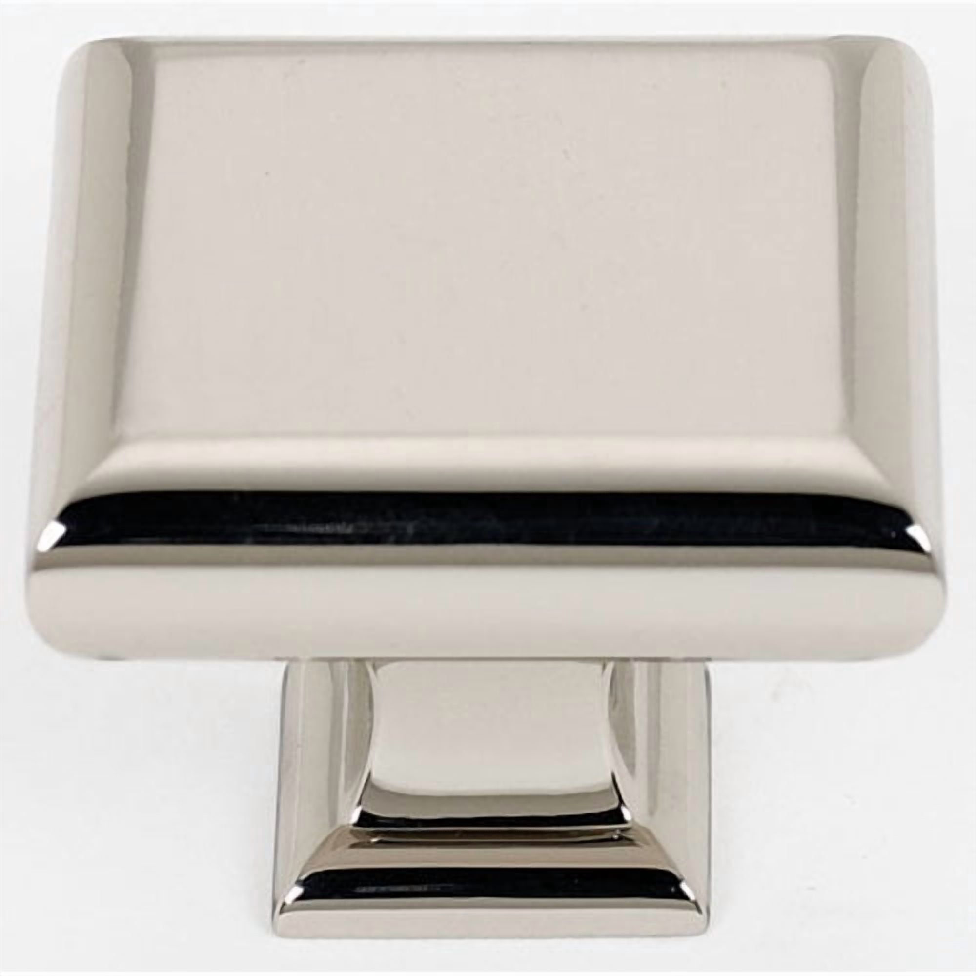 Alno A310-14-PN Manhattan 1-1/4" Cabinet Square Knob Polished Nickel