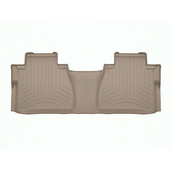 WeatherTech Custom Fit FloorLiners compatible with 2014-2021 Toyota Tundra - 2nd Row, Tan