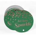 thumbnail image 2 of Inkdotpot Pack Of 50 Real Rose Gold Foil Paper Tags Let Love Sparkle Wedding Favor Hang Tags, 2 of 7