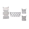 thumbnail image 2 of 4 Unids Placa De Deslizamiento Del Chasis Del Coche Para Axial Scx10 90046 90047 90059 90060 Sunnimix Protector de la armadura del chasis, 2 of 8