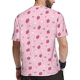 thumbnail image 2 of Wukai Strawberries Print Men's Short-Sleeved Mesh T-Shirt,Quick-Dry Short Sleeve Workout T-Shirt-X-Large, 2 of 8