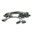 thumbnail image 1 of Your Cable Store 1 Foot DB9 9 Pin Serial Port Y Cable 1 Male / 2 Female RS232 5 Pack, 1 of 5