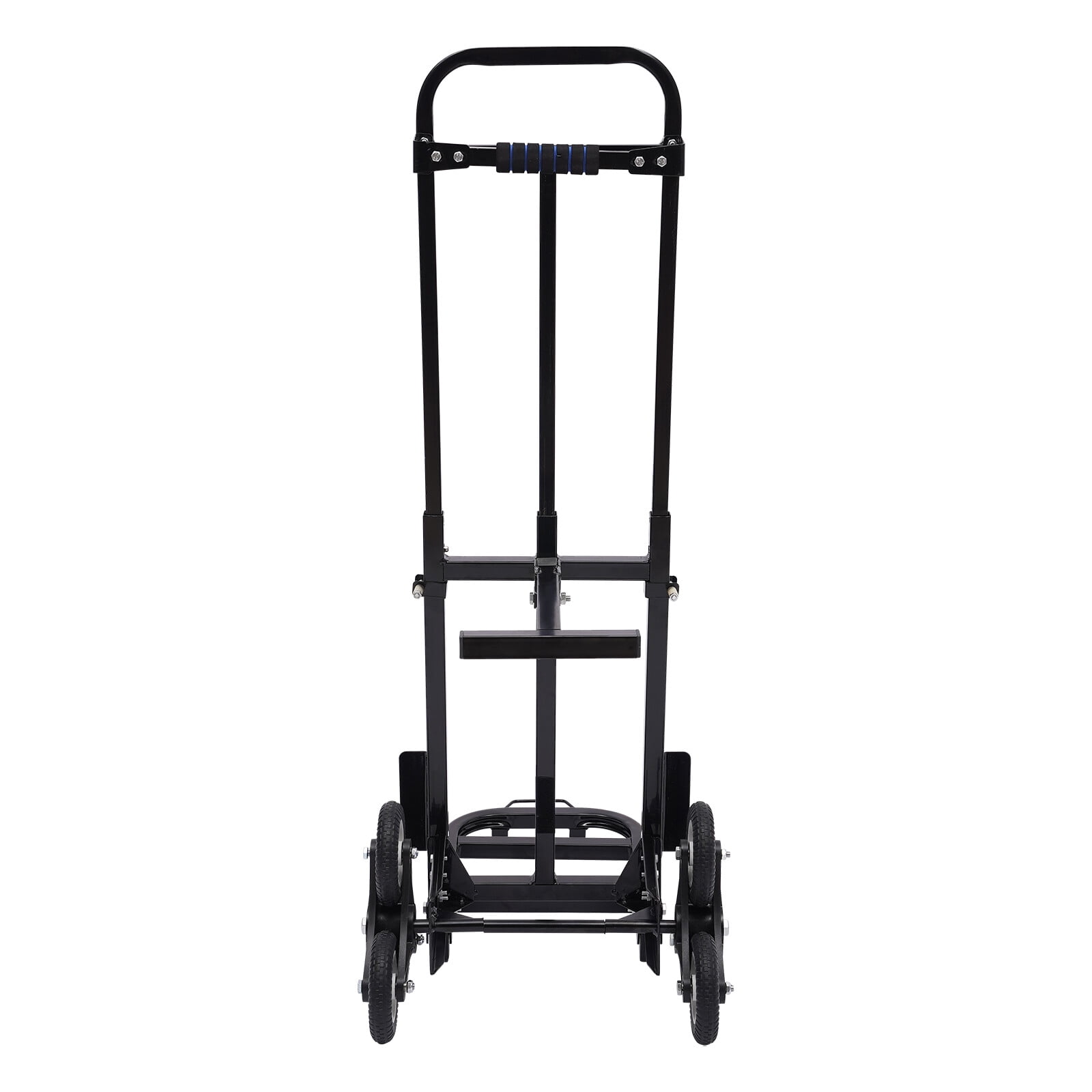 210kg/460lbs Capacity Stair Climbing Trolley Cart, Folding Portable Stair Climber Hand Truck with 6 Wheels for Pulling