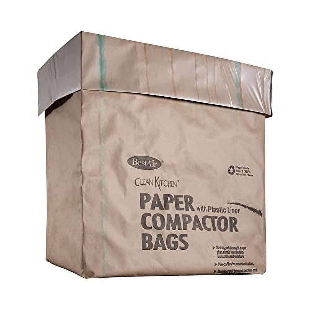 BestAir Trash Compactor Bags(16 D. x 9 W. x 17 H,pack of 12) (2 Pack)