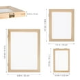 thumbnail image 4 of USHOBE 3pcs Diy Paper Making Frame Wooden Frames For Handmade Paper Craft Sturdy Double Design Easy To Clean And Use, 4 of 8