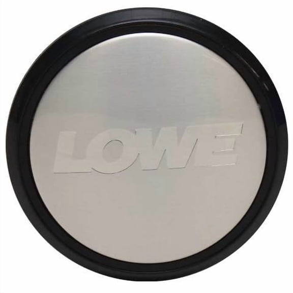 Lowe Boat Steering Wheel Cap | 2 1/4 Inch Silver Black