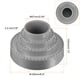 thumbnail image 2 of Porta Barrenas Giratorio de 1/8" de Diámetro con 116 Agujeros, Soporte de Taladro Redondo con Mandril Giratorio de 360 Grados, Caja de Almacenamiento, Gris, 2 of 6