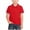 Red, variant on Bovxnpu Boys School Uniform Short Sleeve Shirt Button Closure Golf Shirt Striped Button Down Collar T Shirt For School Tees