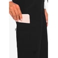 thumbnail image 5 of MED COUTURE Women Yoga 2 Cargo Pocket Pant, Color: Black, Size: L (8758T-BLAC-L), 5 of 5