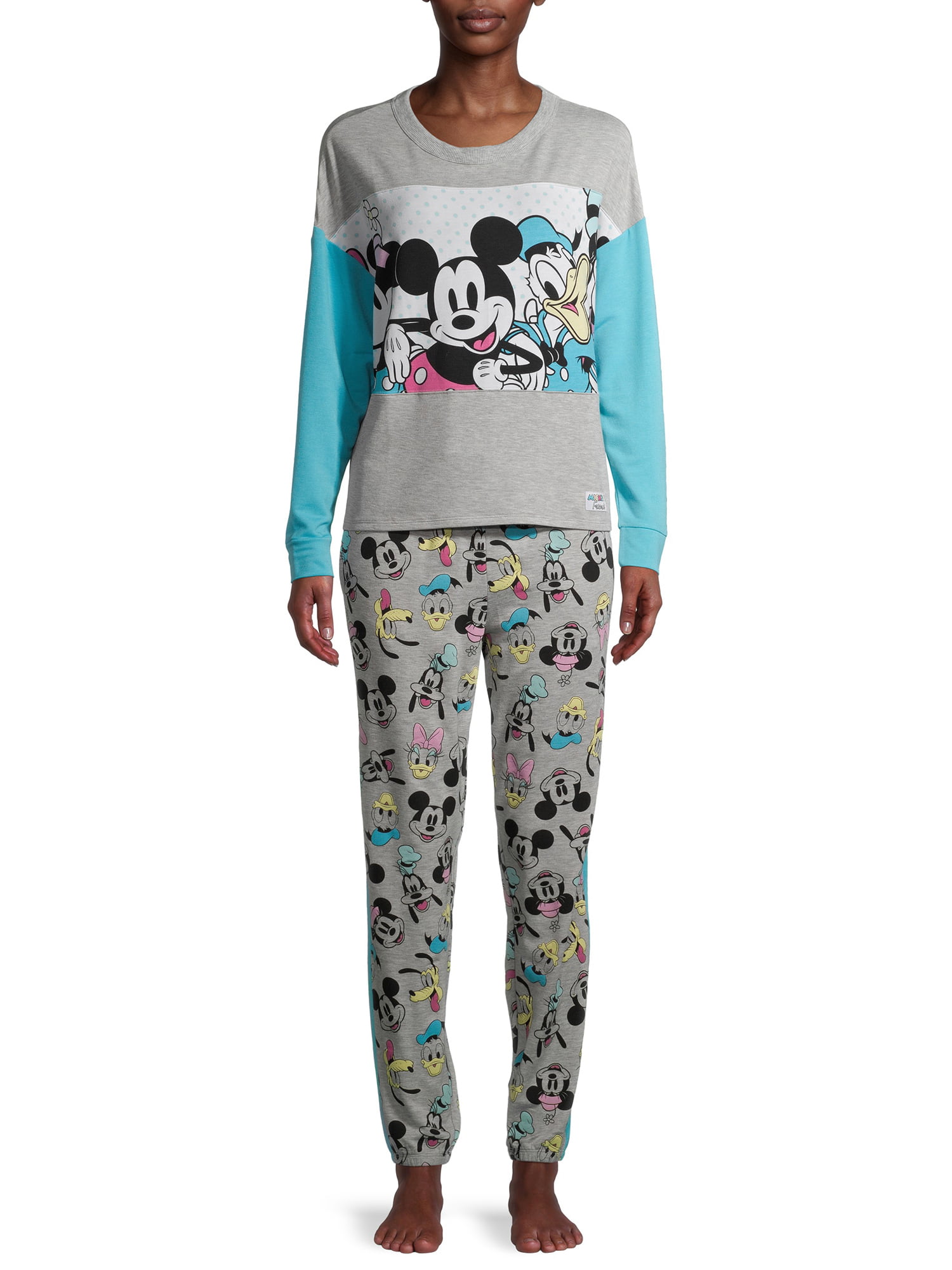 Mickey Mouse Women's and Women's Plus Disney License Long Sleeve Top ...