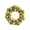 Gold, variant on Gold Christmas Ball Wreath, Shiny Metallic Ornament Wreath with Assorted Golden Baubles, Ideal for Front Door, Holiday Season Home Decor and Festive Accents - Gold,13.78inch