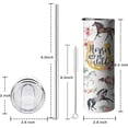 thumbnail image 6 of Horse Tumbler With Straw and Lid, Stainless Steel 20oz Insulated Horse Coffee Travel Mug, Horse Gifts Cups for Women and Girls, 6 of 6