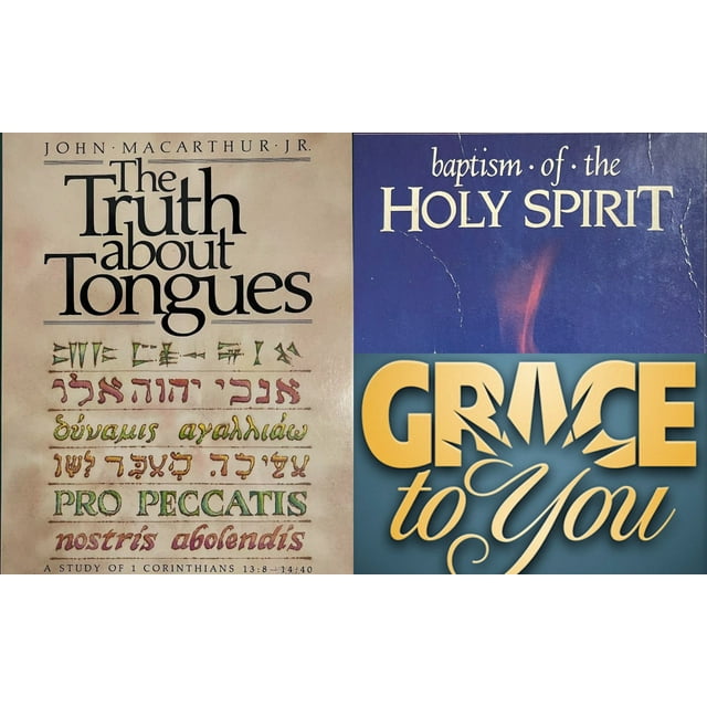 John MacArthur Truth About Tongues & Baptism of the Holy Spirit Bundle