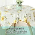 thumbnail image 6 of Unique Bargains Square Water Resistance Tablecloth Flower Print 35" x 35", 6 of 8